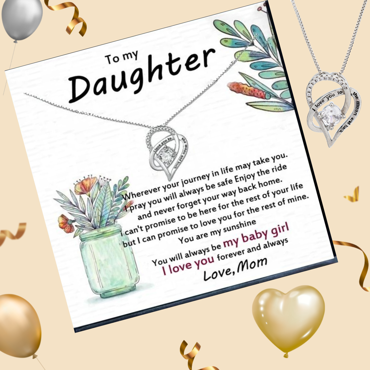 Infinity Love: Perfect Family Gift for Daughter