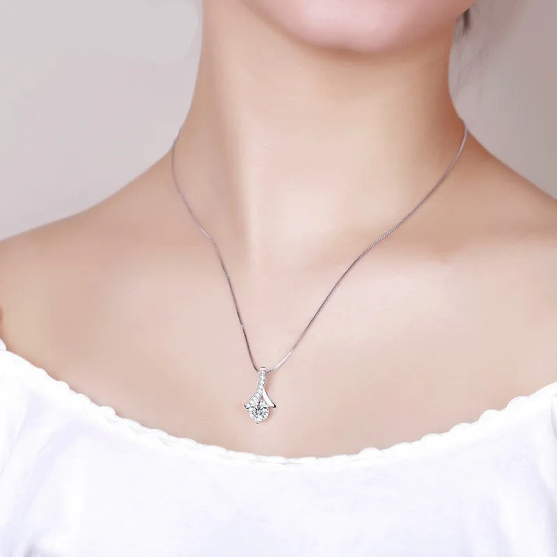 Gifts for Mom Necklaces Crystal Chain Necklaces for Women Crystal Necklaces Collares Bijoux Birthday Daughter Son Christmas