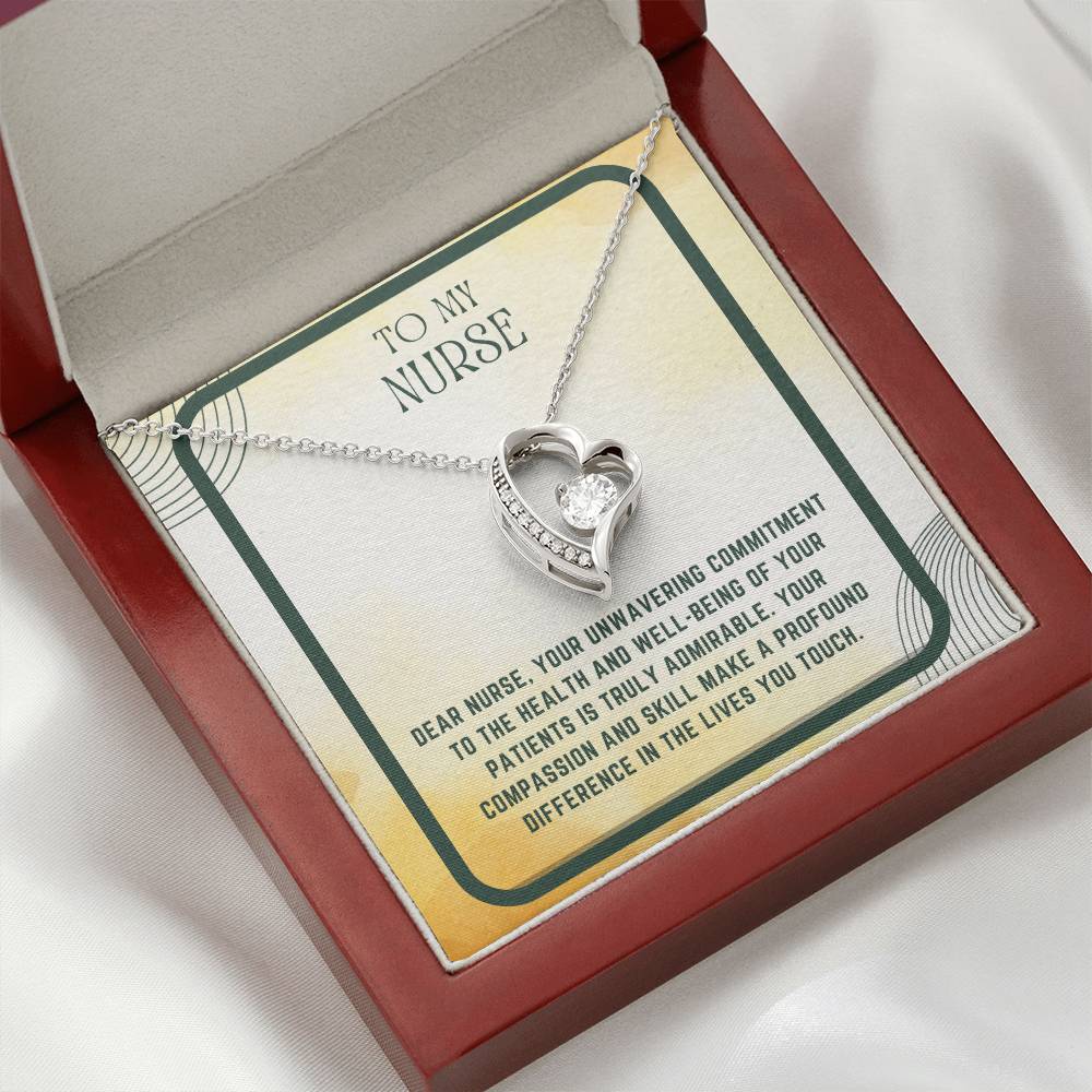 Nursing Heart: Nurse Appreciation Heart Pendant"