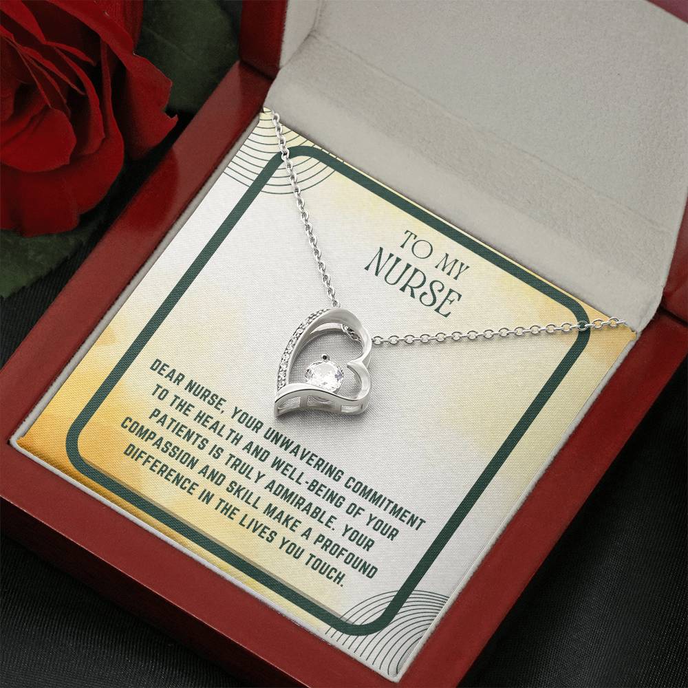 Nursing Heart: Nurse Appreciation Heart Pendant"