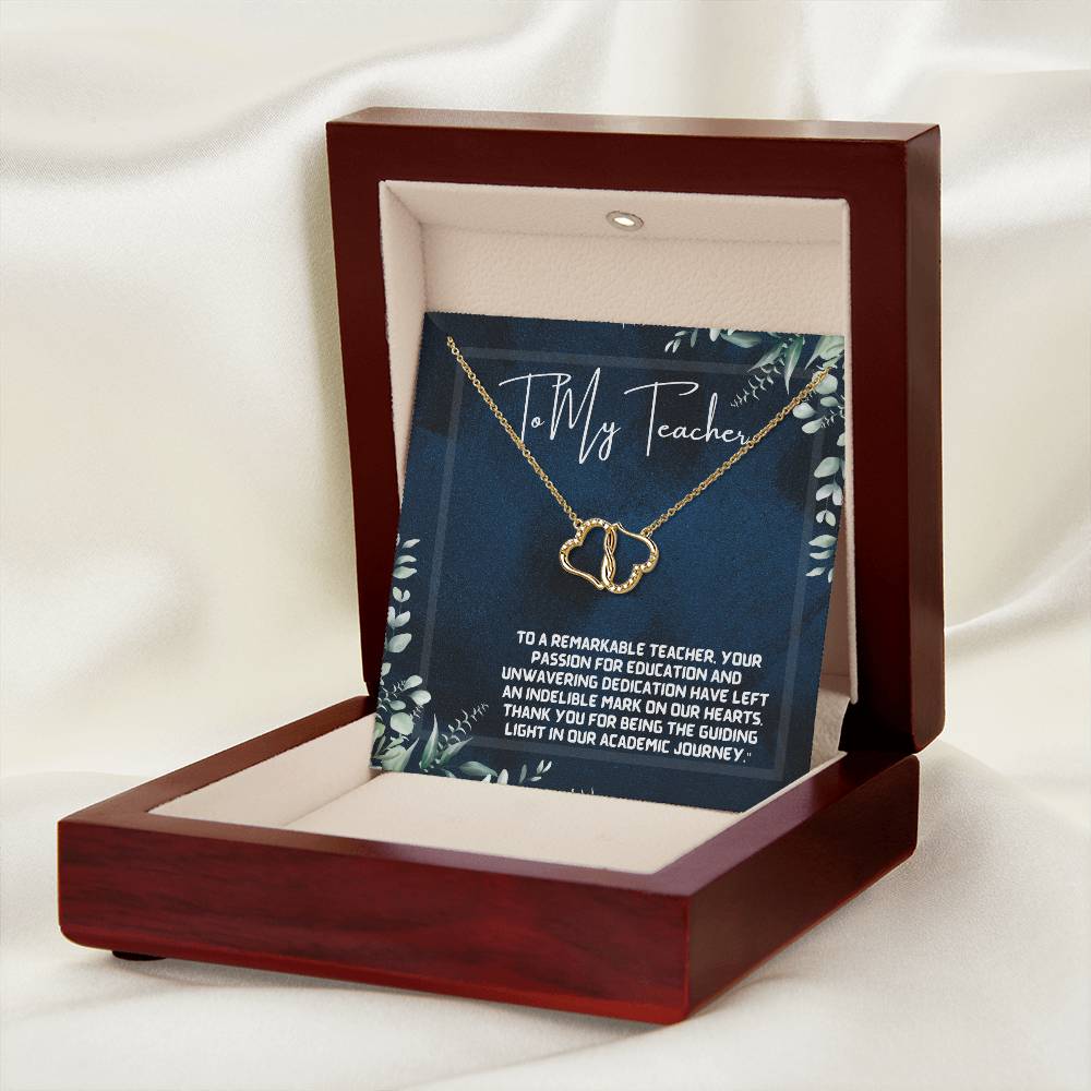 A Teacher's Legacy: Tree of Knowledge Necklace Gift"