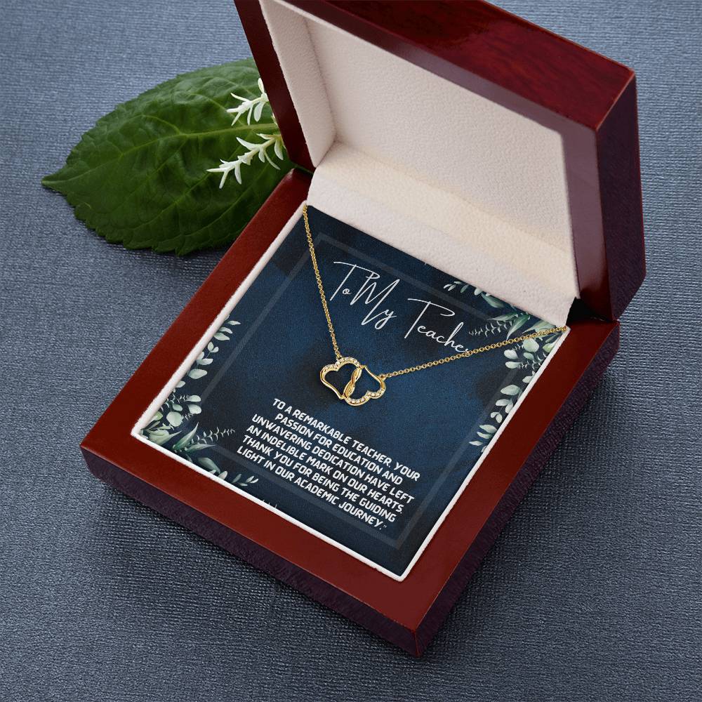 A Teacher's Legacy: Tree of Knowledge Necklace Gift"