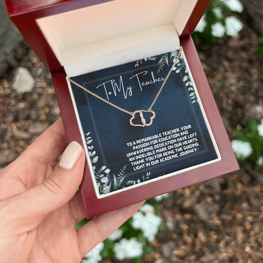 A Teacher's Legacy: Tree of Knowledge Necklace Gift"