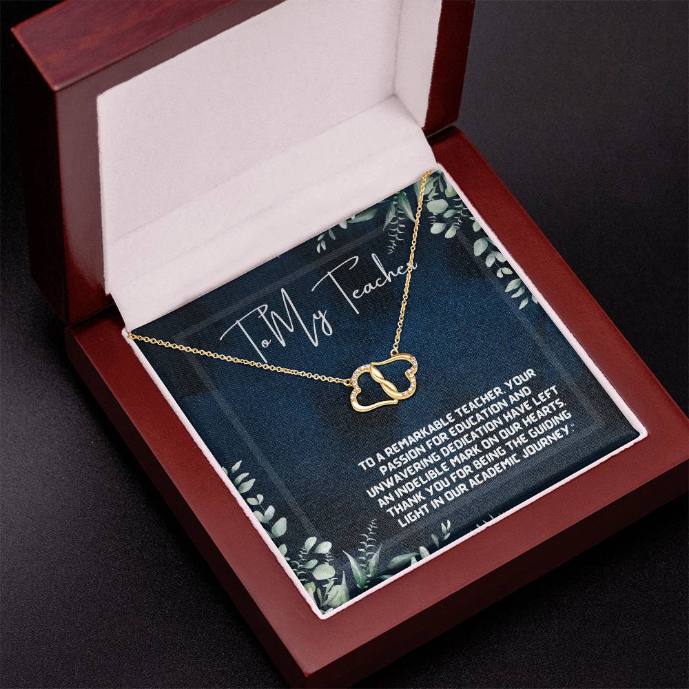 A Teacher's Legacy: Tree of Knowledge Necklace Gift"