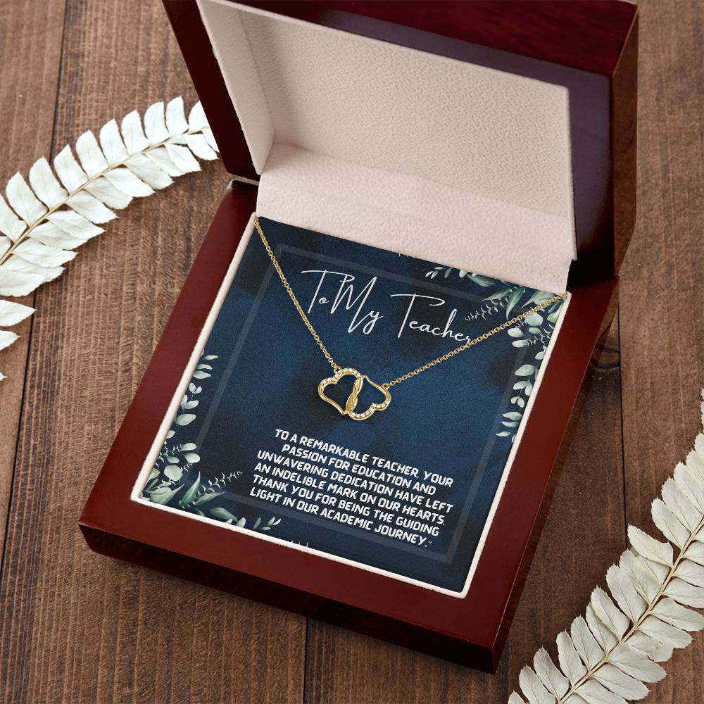 A Teacher's Legacy: Tree of Knowledge Necklace Gift"