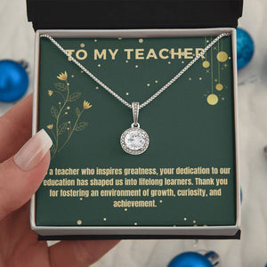 Educator's Elegance: Timeless Necklace Gift for Teachers