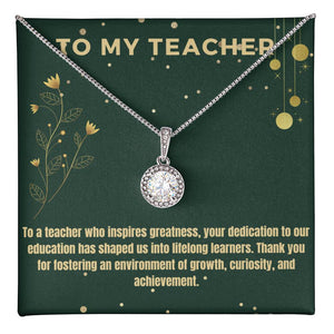 Educator's Elegance: Timeless Necklace Gift for Teachers