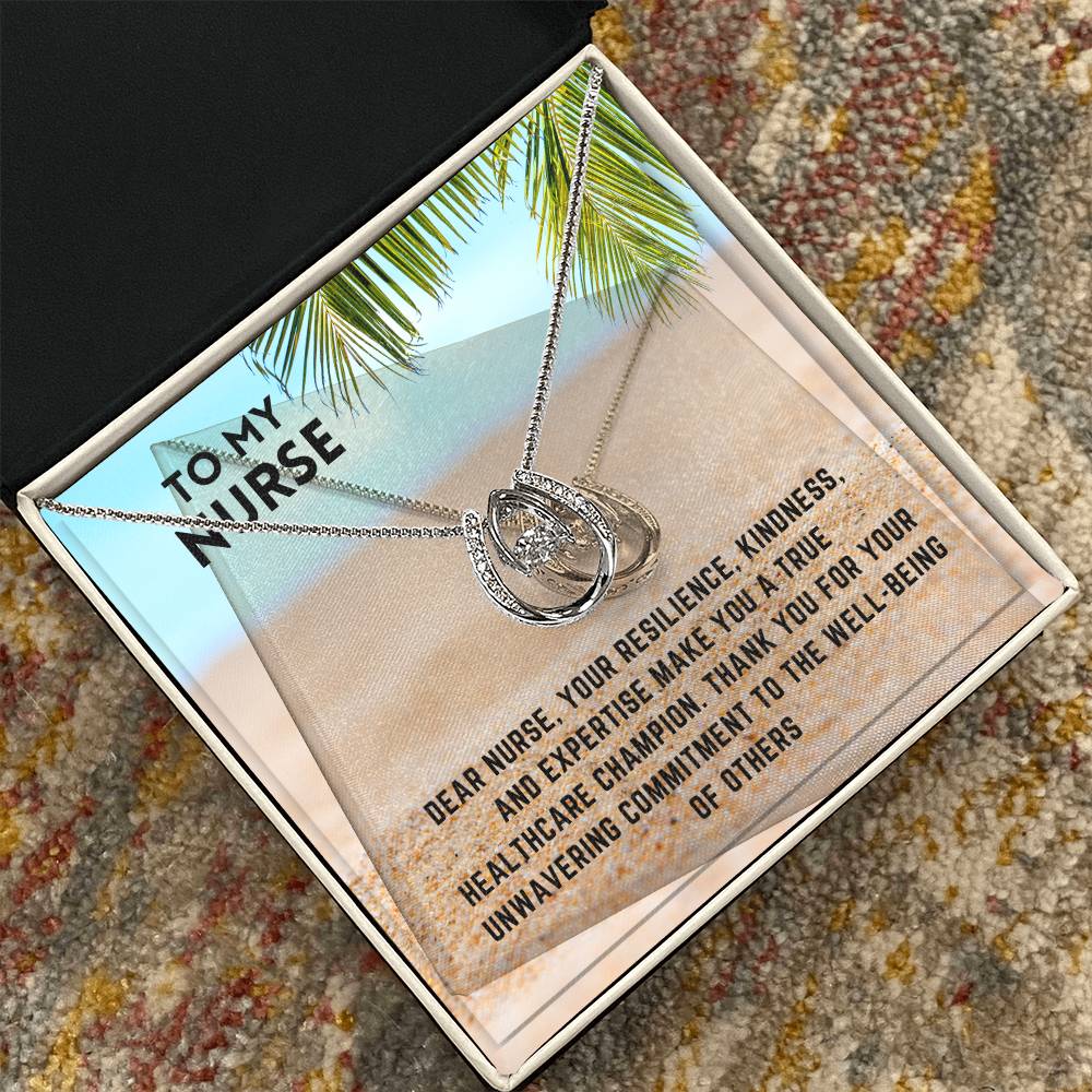 Healthcare Heroine: Nurse Superhero Necklace Gift