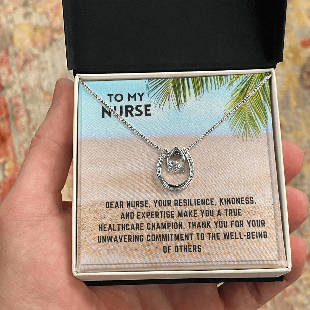 Healthcare Heroine: Nurse Superhero Necklace Gift