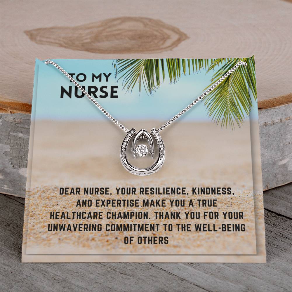 Healthcare Heroine: Nurse Superhero Necklace Gift