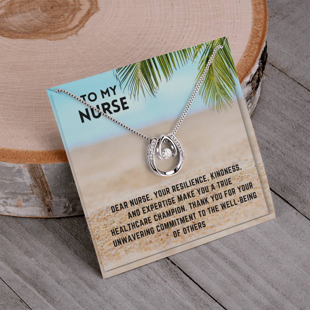 Healthcare Heroine: Nurse Superhero Necklace Gift