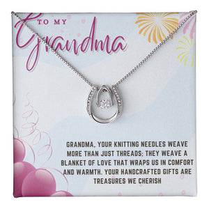 A Grandma's Embrace: Zircona Bar Necklace
