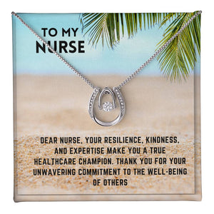 Healthcare Heroine: Nurse Superhero Necklace Gift