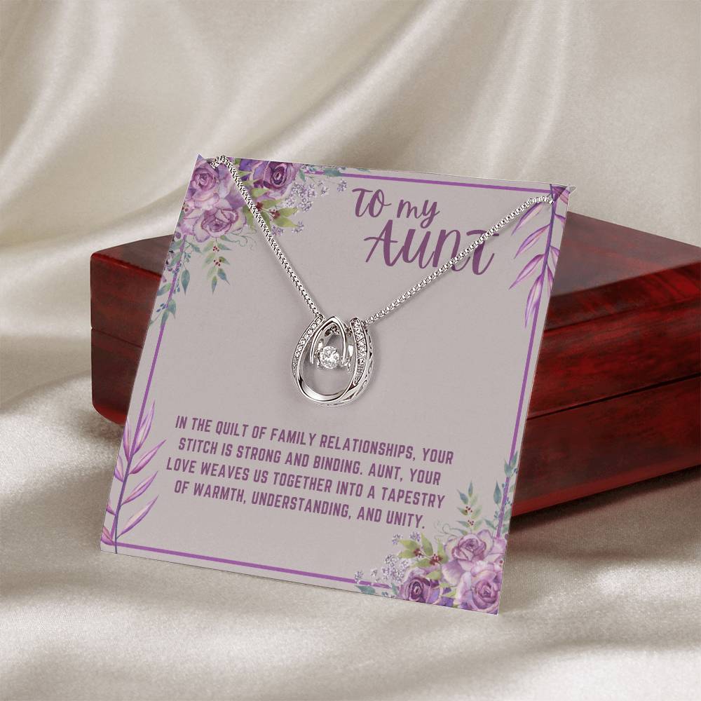 Luminescent Love Treasure Aunt Necklace