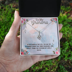 Lustrous Love: Grandma Pearl Cluster Pendant