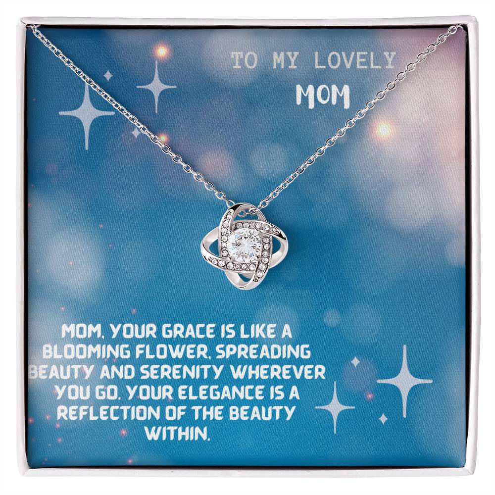 Radiant Starlight Pendant for Mom's Shining Love