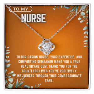 Radiant Recognition: Nurse Appreciation Necklace