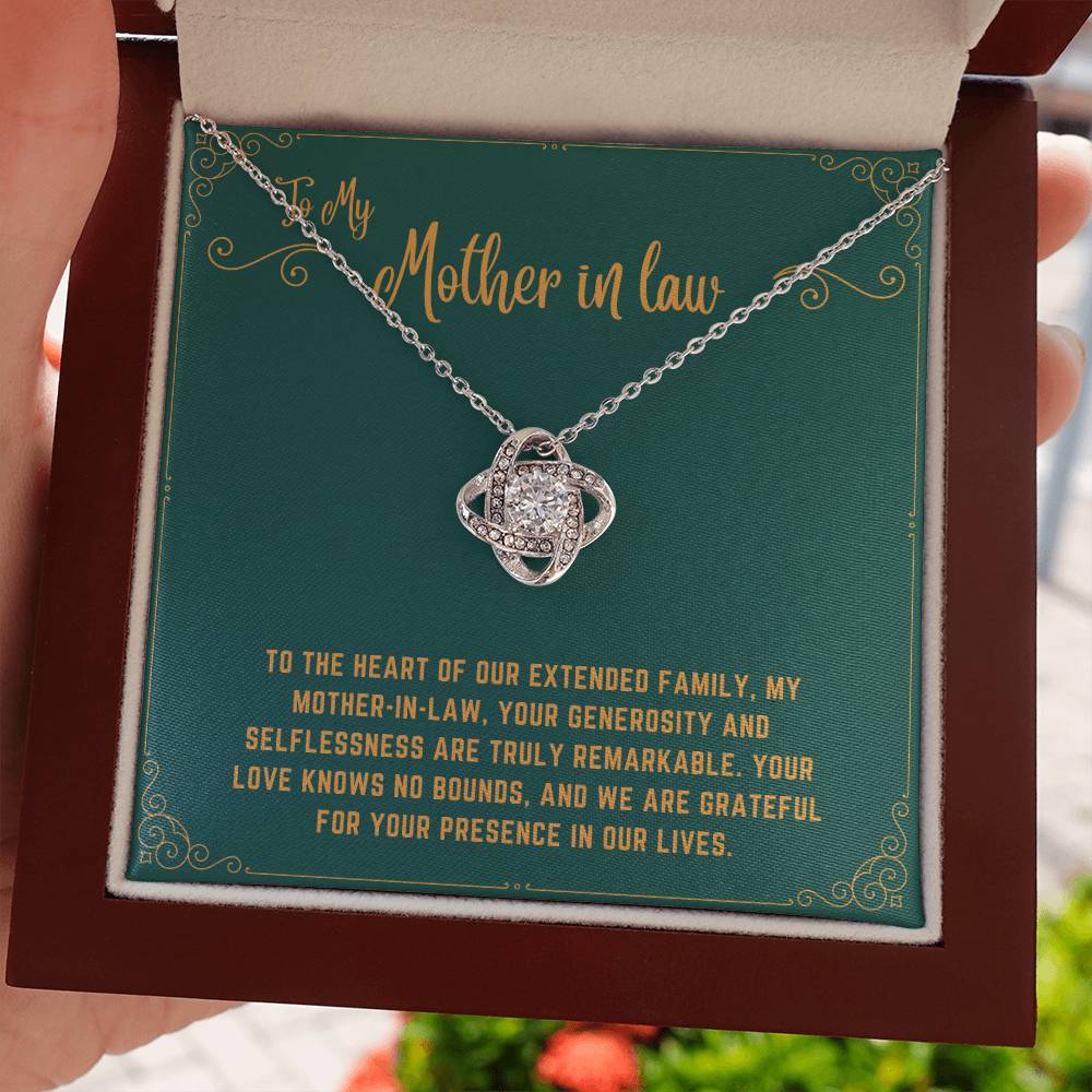 Ocean's Embrace: Mother-in-Law Mermaid Necklacee