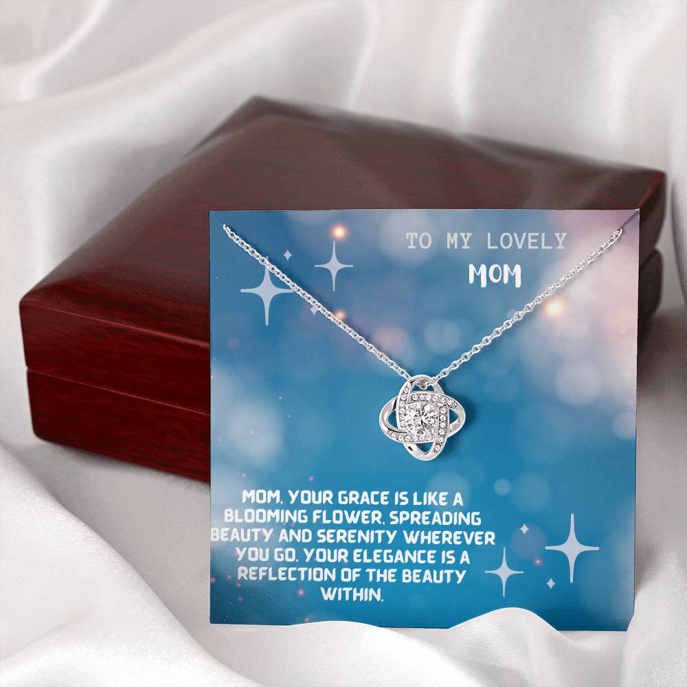 Radiant Starlight Pendant for Mom's Shining Love