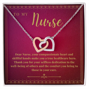 Guardian of Care: Nurse Appreciation Heart Necklace