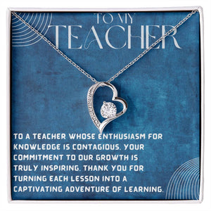 Pencil Power: Quirky Necklace for Teacher Recognition