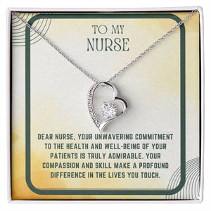 Nursing Heart: Nurse Appreciation Heart Pendant"