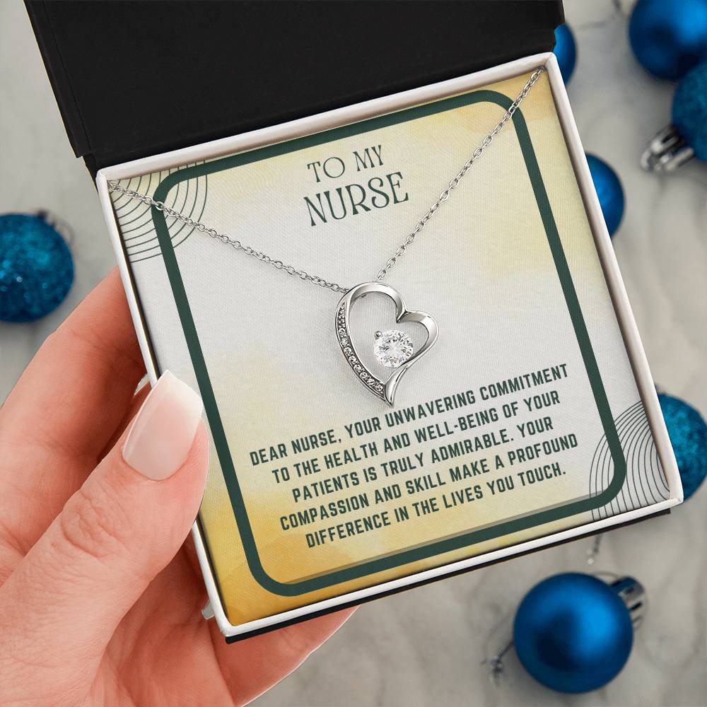 Nursing Heart: Nurse Appreciation Heart Pendant"