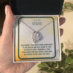 Nursing Heart: Nurse Appreciation Heart Pendant"