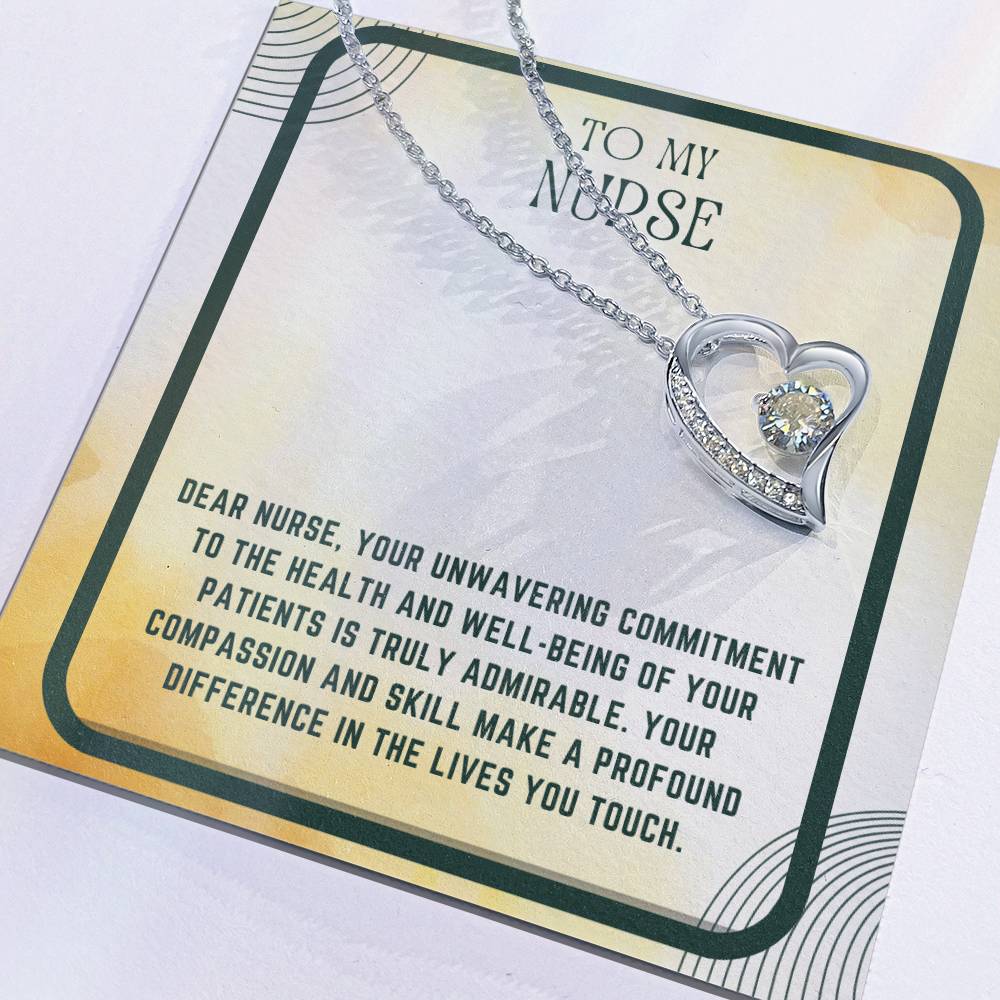 Nursing Heart: Nurse Appreciation Heart Pendant"