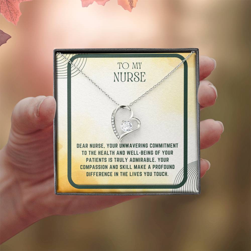 Nursing Heart: Nurse Appreciation Heart Pendant"