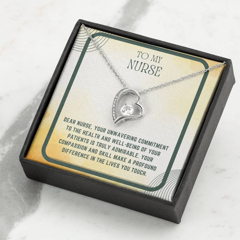 Nursing Heart: Nurse Appreciation Heart Pendant"