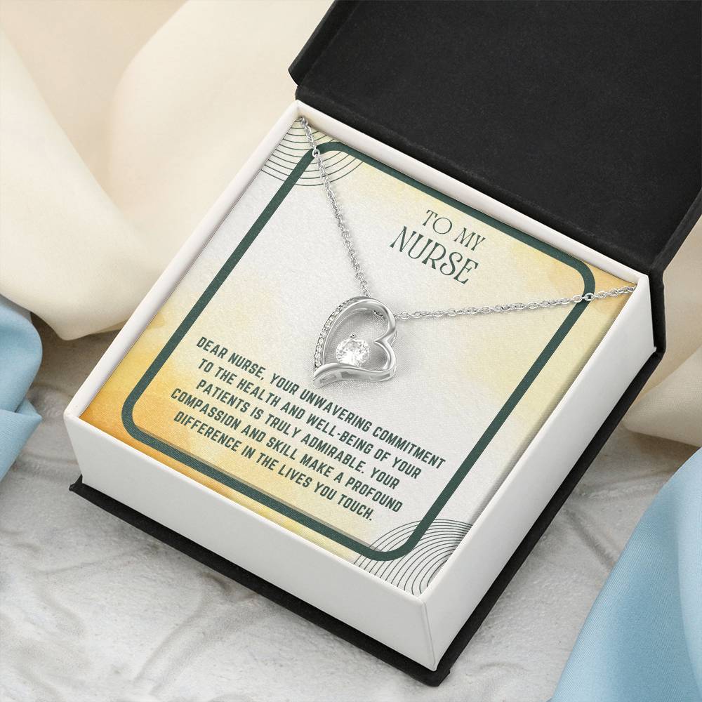 Nursing Heart: Nurse Appreciation Heart Pendant"