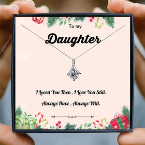 Crystal Bond: Heartfelt Daughter Necklaces